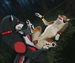 absurd_res animal_genitalia animal_penis animal_vulva anthro anthro_on_feral anthro_penetrating anthro_penetrating_feral bodily_fluids bondage bound canid canine canine_genitalia canine_penis canine_vulva canis captured caught cervical_contact cervix close-up collar coyote cum cum_in_uterus cum_inside cumshot duo ejaculation erection female female_penetrated feral feral_bondage feral_penetrated genital_fluids genitals hands_on_legs hi_res impalement inside internal internal_vaginal intraspecies intraspecies_bestiality keda_(yipsky) knot knotted_penis leg_grab male male/female male_penetrating male_penetrating_female mammal master mythological_canine mythological_creature mythology nipples penetration penile penile_penetration penis primal questionable_consent riding sex spread_legs spreading submissive subordination tongue uterus vaginal_penetration valiberite vulva werecanid werecanine werecreature werewolf wolf zoophilia