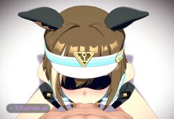 1girl 3d ai_assisted ai_generated balls_deep deep deepthroat dominated facing_viewer hands_behind_back high_quality highres petite_body pov ripped_clothes sitting_on_knees skinny small_breasts small_tits tiny_tits young