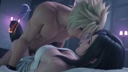 1boy 1girl1boy ai_generated animated blonde_hair cloud_strife couple cyw548 female final_fantasy_vii long_hair missionary missionary_position missionary_sex sex tagme tifa_lockhart video
