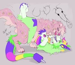 absurd_res ambiguous_gender ampwave animal_genitalia animal_penis ball_slap balls bodily_fluids bouncing_balls canid canine canine_genitalia canine_penis canis ch4lk claws cum cum_inside domestic_dog dripping drooling duo ejaculation erection facial_piercing feral fur genital_fluids genitals hair hi_res intersex intersex/male knot knotted_penis knotting legs_up male male_penetrating mammal mating_grip mouth_play multiple_piercings nose_piercing open_mouth paws penetration penile penile_penetration penis piercing pillow_(slumberpup) plap saliva saliva_drip saliva_on_tongue saliva_string sex simple_background slap slit_penetration slit_play slumberpup smile sound_effects speaker_ears tail teeth tongue tongue_out