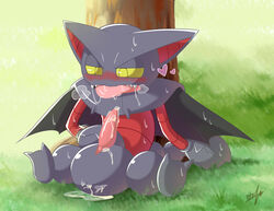 cum cum_on_penis erection feral gliscor male male_only nintendo nude outside penis pokémon_(species) pokemon solo twstacker video_games