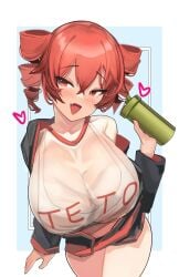 1girls 2026 2d 2d_(artwork) big_breasts blue_background boobs breasts clothed clothing color colored digital_media_(artwork) fanloid female front_view hair heart hi_res huge_breasts kasane_teto large_breasts legs looking_away mouth_open open_mouth red_eyes red_hair simple_background smile solo solo_female synthesizer_v thick_thighs thighs tits vocaloid white_background yuyu190