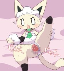 2025 anthro anthro_penetrated anus arm_warmers armwear bedding bedding_background biped black_inner_ear blush bodily_fluids breasts cat_tail cel_shading cervix clitoral_hood clothed clothed_anthro clothed_female clothing clothing_aside crepix curvy_figure digital_drawing_(artwork) digital_media_(artwork) duo empty_eyes felid feline female female_anthro female_penetrated front_view fur genital_fluids genitals leotard leotard_aside lying maid_headdress male male_on_anthro mammal mostly_clothed on_back penetration penile penile_penetration plantigrade shaded simple_eyes small_breasts stubby_legs tan_body tan_fur vaginal vaginal_fluids vaginal_penetration vulva white_clothing white_leotard x-ray_view