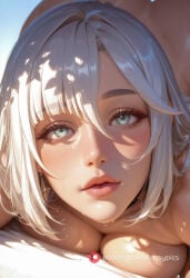 1girl 1girls ai_generated ass_up beautiful blush booty busty close-up curvy cute erotic fanart female fit fit_body fit_female high_quality highres hot hourglass_figure long_eyelashes looking_at_viewer naked navel nude parted_lips patreon portrait puffy_lips puffy_nipples round_ass round_breasts round_butt sexy slim_waist stomach thick thick_ass thick_legs thick_thighs waifu wet wet_body wide_hips