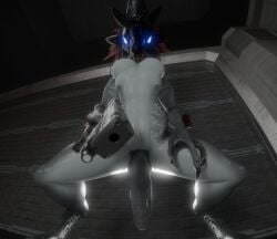 3_fingers 3d_(artwork) alien anthro arm_feathers arm_tuft armor avian avian_caruncle balls blackwatch blue_eyes breasts claws colored crossgender digital_media_(artwork) digitigrade feather_hair feathered_crest feathers finger_claws fingers flaccid genitals glowing glowing_eyes grey_body grey_scales gun gynomorph halo_(series) handgun head_crest headgear headgear_only helmet helmet_only hi_res holding_gun holding_handgun holding_object holding_pistol holding_ranged_weapon holding_weapon humanoid_genitalia humanoid_penis intersex kig-yar low-angle_view microsoft mostly_nude mtg_crossgender mti_crossgender nipples non-mammal_balls non-mammal_breasts non-mammal_nipples nude penis pistol pointing_gun_at_viewer pseudo_hair ranged_weapon red_body red_feathers scales scalie solo synca t'vaoan tuft weapon xbox_game_studios