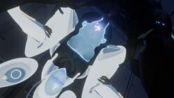 3d 3d_animation blizzard_entertainment blue_body breasts cum cum_outside doggy_style echo_(overwatch) female fisyfis13 floating overwatch overwatch_2 ramattra robot robot_girl robot_humanoid tagme translucent_body vaginal_penetration video