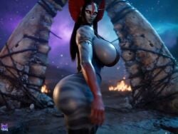 3d 3d_animation ai ai_generated alien alien_girl animated avatar big_ass big_butt bikini bodypaint braided_hair cat_tail curvaceous giantess headwear hourglass_figure huge_ass huge_breasts jiggle large_breasts lewdstein na'vi oiled oiled_skin shaking_ass shaking_butt sharp_fingernails sharp_teeth shorter_than_10_seconds slim_waist striped_body stripes tagme tail tall_female thick_thighs tribal twerking varang video voluptuous yellow_eyes