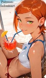 gwen tennyson from ben 10 by sebassart