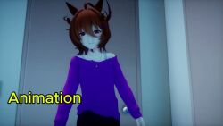 3d agnes_tachyon_(umamusume) animated animation barefoot feet feet_fetish female foot_fetish foot_worship mmd stomp stomped stomping tagme trample trampled trampling umamusume umamusume_pretty_derby video video_game_character