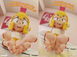 1boy 1boy1girl 1girl1boy 1girls 3d 3d_(artwork) 3d_render between_feet brawl_stars coceyx crush crushing crushing_tiny_person feet feet_focus feet_together female female_dominating_male female_domination female_focus female_human foot_crush foot_fetish foot_focus giantess giantess_feet macro macro_female macrophilia max_(brawl_stars) painted_nails painted_toenails sole_female soles soles_fetish soles_focus supercell white_skin