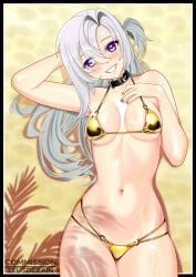 1girls 2d 2d_(artwork) 2d_artwork almost_naked almost_nude arm_behind_head armpit armpit_crease armpit_peek armpits average_breasts bare_armpits bare_arms bare_belly bare_chest bare_hands bare_hips bare_legs bare_midriff bare_navel bare_shoulders bare_skin bare_thighs beach belly belly_button bikini bikini_bottom bikini_only bikini_top black_choker breasts breasts_apart character_request choker cleavage collarbone commission commission_art copyright_request curvaceous curvaceous_body curvaceous_female curvaceous_figure curvaceous_hips curvy curvy_body curvy_female curvy_figure curvy_hips digital digital_art digital_drawing digital_drawing_(artwork) digital_media digital_media_(artwork) drawing elbows exposed_armpits exposed_arms exposed_belly exposed_chest exposed_hips exposed_legs exposed_midriff exposed_navel exposed_shoulders exposed_skin exposed_thighs female female_focus female_only fingernails fingers gold_bikini gold_bikini_bottom gold_bikini_top gold_swimsuit gold_swimwear grin grinning grinning_at_viewer groin hair_between_eyes hairless_armpits halterneck hand_behind_head hand_on_breast hand_on_chest hand_on_own_breast hand_on_own_chest head_tilt high_resolution highres hourglass_figure inframammary_fold inguinal_crease inguinal_ligament lean_figure legs_closed legs_together linea_alba long_hair looking_at_viewer lying lying_down lying_on_back lying_on_floor lying_on_ground medium_breasts midriff more_at_source mostly_nude naked naked_female naked_woman narrow_waist navel nearly_nude nude nude_female nudity on_back on_floor one_side_up parted_lips posing posing_for_the_viewer posing_naked posing_nude practically_nude presenting_armpit purple-eyed_female purple_eyes sand shaved_armpits shiny_breasts shiny_hair shiny_legs shiny_shoulders shiny_skin shiny_thighs shoulders simple_background skindentation slender_body slender_waist slim_female slim_waist smile smiley_face smiling smiling_at_viewer solo stomach string_bikini swimsuit swimwear thick_thighs thighs thighs_together tilted_head upper_body vgen_commission white-haired_female white_background white_hair wide_hips zelisdezain