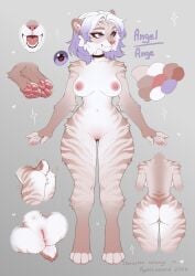 2026 4_toes 5_fingers absurd_res anthro areola ass biped breasts claws countershade_torso countershading digital_drawing_(artwork) digital_media_(artwork) feet felid feline female finger_claws fingers front_view fur genitals hair hi_res kyotoleopard mammal model_sheet navel nipples nude nude_anthro nude_female open_mouth pawpads paws smile solo standing striped_body striped_fur stripes tail teeth toe_claws toes tongue vulva