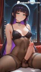 1futa 2026 ai_assisted ai_generated anime artist_name blunt_bangs bocchi_the_rock! bookshelf choker cityscape cock dick erection explicit futanari hi_res high_quality high_resolution highres large_penis long_hair newhalf night night_sky pa-san pantyhose patreon patreon_username penis solo stable_diffusion testicles tsukoneko uncensored watermark