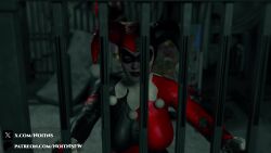3d animated blowjob clown_girl dc dc_comics facefuck gagged harley_quinn harley_quinn_(classic) noitns short_video shorter_than_30_seconds sound tagme video