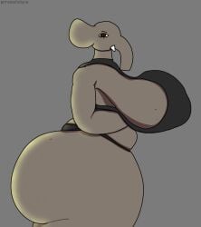2026 anthro elephant female huge_ass huge_breasts hyper hyper_ass hyper_breasts hyper_thighs light meme sigmaman73828282747