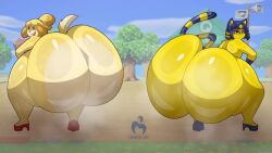 animal_crossing animal_crossing_girl animal_crossing_new_horizons animated animation ankha ankha_(animal_crossing) anthro ass big_ass big_butt evedeve female female_focus female_only focus_on_ass focus_on_butt focus_on_female focus_on_thighs furry heels heels_only huge_ass huge_butt hyper hyper_ass hyper_butt isabelle_(animal_crossing) musk musk_cloud musky musky_ass musky_butt sound sound_edit steam steaming_body steamy steamy_ass steamy_butt tagme thighs twerk twerk_pose twerker twerking twerking_at_viewer twerking_position twerkoff video