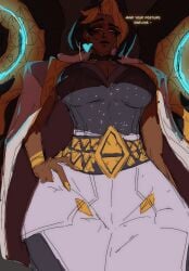 big_breasts blush breasts clothed clothes clothing curvaceous curvaceous_body curvaceous_female curvaceous_figure curvaceous_hips curvy curvy_body curvy_female curvy_figure curvy_hips domina english_text female female_focus female_only hips indian indian_female jacket_on_shoulders overwatch pencil_skirt przartz short_hair skirt thick_hips thick_thighs thighs tight_clothing tight_skirt vaira_singhania wide_hips