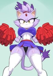 big_breasts blaze_the_cat breasts cleavage female furry huge_breasts lucyfercomic sega sonic_(series) sonic_the_hedgehog_(series) tagme thick_thighs wide_hips