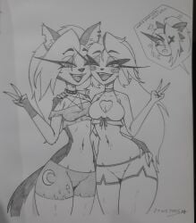 charlie_morningstar_(hazbin_hotel) hazbin_hotel helluva_boss katanis loona_(helluva_boss) vaggi_(hazbin_hotel)