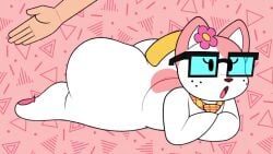 1girls 2026 2d 2d_animation acstlu animated animation anthro april_fools april_the_fool_(acstlu) ass big_ass big_butt bubble_ass bubble_butt feline female female_focus female_only furry huge_ass huge_butt human slap slapping slapping_ass slapping_butt sound sound_effects tagme video