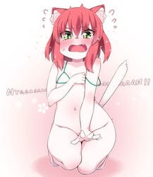 furry partially_clothed pink_hair tagme white_fur yuyuki