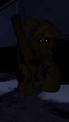 3d chiku chiku_(cryptia) chiku_(cryptiacurves) fazclaire's_nightclub female fredina's_nightclub futanari horsecock massive_breasts massive_cock massive_penis masturbation nude on_floor sad sad_expression vrchat withered_chica