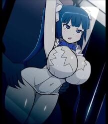 2d_(artwork) ahegao artist_request black_hair cum cum_drip cum_in_pussy cum_inside curvy deep_penetration dungeon_ni_deai_wo_motomeru_no_wa_machigatteiru_darou_ka hestia_(danmachi) huge_ass huge_breasts male/female male_penetrating moaning tagme twintails video