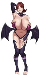 arapanchi audrey_page freckles golden_girl huge_breasts skimpy_outfit succubus the_developing_adventures_of_golden_girl