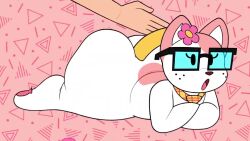 2026 2d 2d_animation acstlu animated animation anthro april_fools april_the_fool_(acstlu) ass big_ass big_butt bubble_ass bubble_butt feline female female_focus female_only furry huge_ass huge_butt loop looping_animation slap slapping slapping_ass slapping_butt tagme