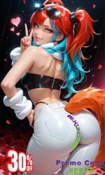 ai_art ai_generated ai_generated_art ai_generated_image aikunoichi anime ass bikini booty bra breasts ecchi hentai huge_ass huge_boobs huge_breast lace lewd lingerie luna_snow marvel_rivals nsfw pantie panties patreon rule34 sfw solo_female valentine's_day