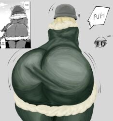 1girls ass_focus chito_(shoujo_shuumatsu_ryokou) female girls'_last_tour reference_image shoujo_shuumatsu_ryokou vireltsuki yuuri_(shoujo_shuumatsu_ryokou)