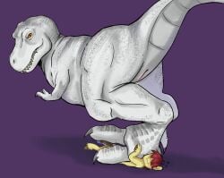 animal_genitalia asturino_(oc) beyondtotheinside dinosaur duo equid equine equine_genitalia extreme_size_difference feet female feral foot_fetish genitals hasbro hi_res horse male male/female mammal my_little_pony pony prehistoric_species reptile saurischian scalie size_difference stepped_on theropod