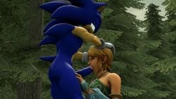 3d animated blue_fur crossover deepthroat face_fucking fellatio forced_oral gerudo_link gerudo_outfit hedgehog hyrule_warriors link link_(hyrule_warriors) loop male male/male male_only nintendo no_sound oral sega sonic_(series) sonic_the_hedgehog source_filmmaker the_legend_of_zelda video yaoi