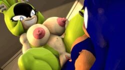 3d animated anthro belly_buldge big_breasts bluewyvern female fuckgirl gif male naked naked_female piercing_nipples riding_penis sonic_(series) sonic_the_hedgehog sonic_the_hedgehog_(series) stomach_bulge surge_the_tenrec thighs vaginal_penetration vaginal_sex woman_on_top