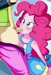 ai_generated blowjob equestria_girls friendship_is_magic human_male male my_little_pony penis pinkie_pie_(mlp)