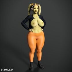 1girls 3d alien big_breasts breasts female green_skin hera_syndulla nipples prime3dx star_wars twi’lek