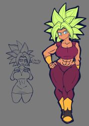 1girls dragon_ball dragon_ball_super glewd glisduck kefla solo tagme