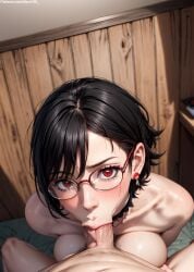 1girls 2d ai_generated athletic athletic_female bare_shoulders belly big_ass big_breasts black_hair blowjob blush boruto:_two_blue_vortex cameltoe chest completely_naked completely_nude completely_nude_female curvy curvy_figure cute cute_face deepthroat detailed eyelashes eyeshadow fellatio female female_only fit fit_female focus glasses high_quality legs light-skinned_female light_skin lips lipstick looking_at_viewer looking_up makeup mascara medium_breasts midriff naked naruto naruto_(series) nero100 nipples nude nude_female oral oral_penetration oral_sex pale-skinned_female pale_skin penis_in_mouth perky_breasts posing pov pov_eye_contact pussy red_eyes sarada_uchiha seductive seductive_look short_hair shounen_jump stable_diffusion tagme thighs tomboy uchiha_sarada vagina wide_hips young younger_female