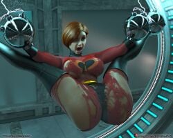 3d adventuresinenf bondage catsuit embarassed_nude_female enf helen_parr superheroine the_incredibles thick