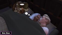 1boy 1demon 1girls 3d age_difference bbw big_ass big_breasts blowjob caption deepthroat demon dream dreaming english english_text female gilf grandmother granny jacylnn_singleton(sim_doe) male on_hands_and_knees original_characters reipu_akuma(sim_doe) sim_doe sims sims4 sims_4 sleeping speech_bubble submissive taylor_singleton(sim_doe) the_sims the_sims_4 white_hair