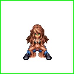 animated breasts final_fantasy final_fantasy_brave_exvius mercedes_(brave_exvius) pixel