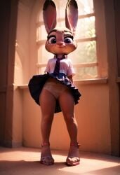 ai_generated judy_hopps pantyhose tagme upskirt