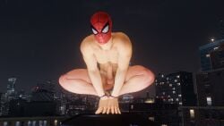 big_balls big_butt big_penis gay gay_sex marvel marvel_comics nude_edit nude_male spider-man spider-man_(ps4) spider-man_(series)