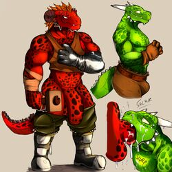 argonian from the elder scrolls by daftpatriot