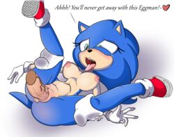 2017 anthro anvil_position blush breasts clothing crying disembodied_hand disembodied_penis eyelashes female forced fucked_silly gloves hedgehog kinglikeme legs_up mammal nipples nude open_mouth penetration penis pussy rape rule_63 sex simple_background solo sonic_(series) sonic_the_hedgehog sonique_the_hedgehog stomach_bulge straight sweat tears tongue video_games