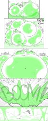 big_ass big_breasts breasts bubble_butt death female huge_ass huge_breasts hyper_ass hyper_breasts inflation popping puffster3 slime_inflation