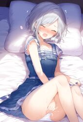 1girls ai_generated bed bedroom blush blush breasts breasts breasts closed_eyes clothed clothing cum female female_focus female_only fingering fingering_pussy fingering_self fingering_under_clothes gray_hair high_resolution highres hinomori_shiho laying_on_side masturbating masturbation naked on_bed on_side open_mouth panties panties_aside partially_clothed partially_clothed_female partially_nude partially_undressed project_sekai pussy pussy_ejaculation pussy_juice pussy_juice_drip small_breasts solo solo_female solo_focus squirting thighs underwear vaginal_insertion vaginal_penetration vaginal_penetration wet wet_pussy