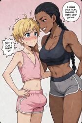 african_female ai_generated ai_slop black_woman blacked blacked_male blue_eyes bnwo dark-skinned_female ebony female_rapist femblacked femboy femboy_on_female femboysub femdom femdom_caption interracial light-skinned_femboy light-skinned_male light_skin male_rape_victim muscular_female raceplay reverse_rape white_skin