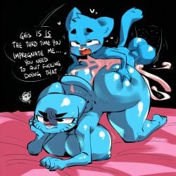 gumball watterson from the amazing world of gumball by kimmythefem