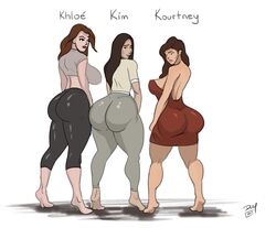 2017 3girls ass_in_dress barefoot brown_hair brunette celebrity clothed clothing commission dat_ass dated delly dress english english_text family female female_only full-length_portrait height_difference hips huge_ass human khloe_kardashian kim_kardashian kourtney_kardashian leggings long_hair looking_at_viewer milf multiple_girls pants real_person siblings sisters source_request text thick_thighs voluptuous watermark white_background wide_hips yoga_pants